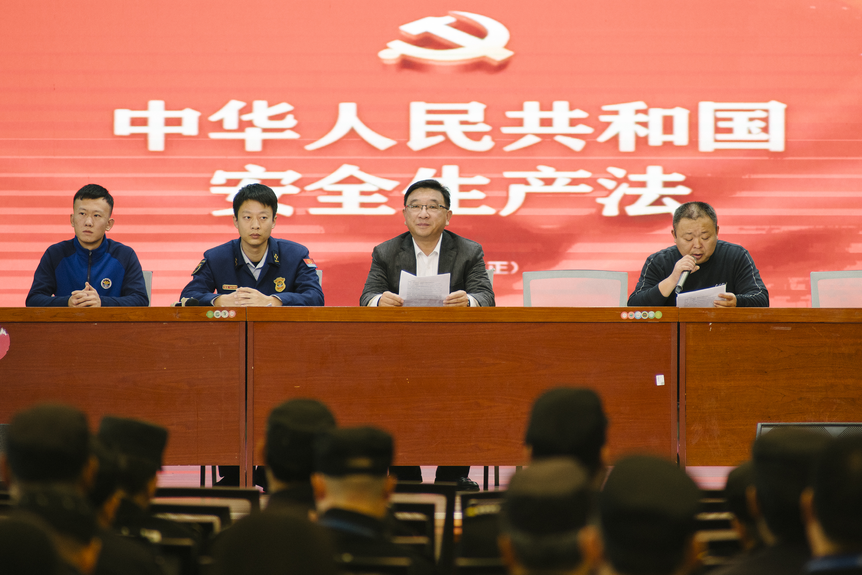 PA官方平台2023年冬季消防培训副校长于涛出席并致辞